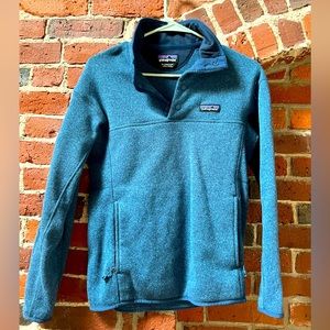 Patagonia Blue Worn Wear Quarter Snap Pullover Size XS